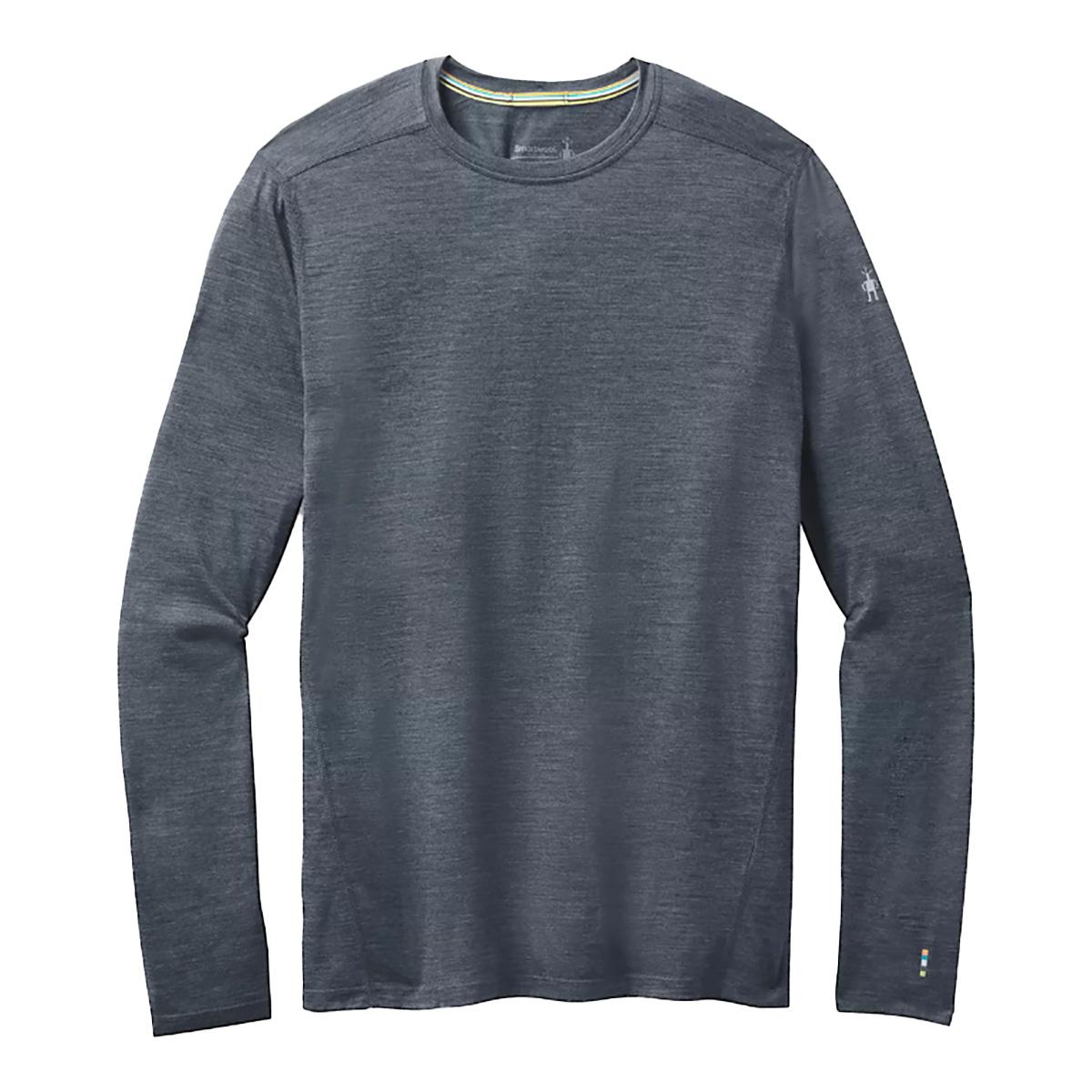 Smartwool Classic AllSeason Merino Base Layer Long Sleeve Top Men's in Iron Heather